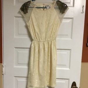 Cream Lace Dress Size Small